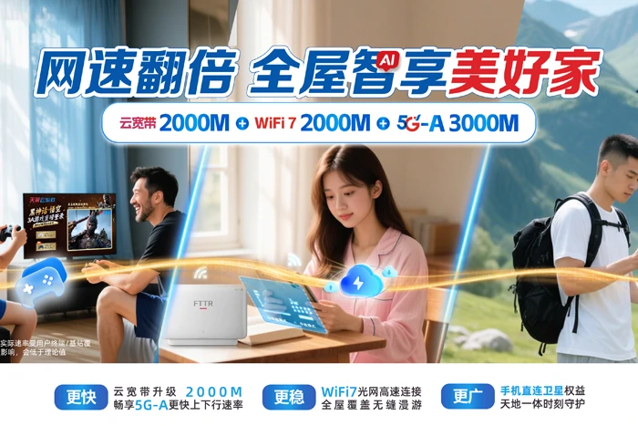 云龙县关坪乡电信宽带套餐展示图